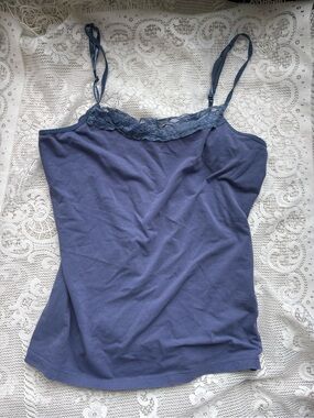 Vintage Jessica Lace-Trim Camisole Tank